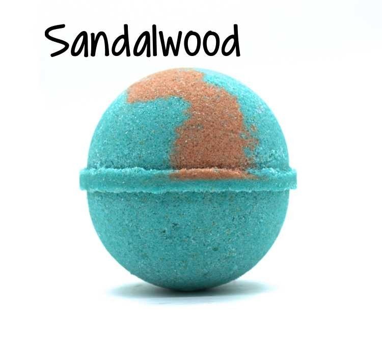 Sandalwood Goat Milk Bath Bomb - 5oz WGMS-SBB