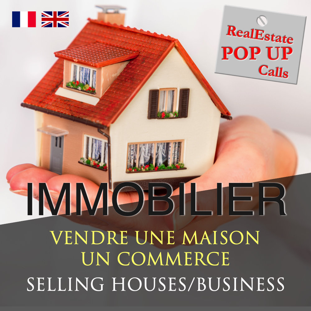 RealEstate POP UP Call - VENDRE UNE MAISON - SELLING HOUSES - English & Français RealEstate POP UP Call - VENDRE UNE MAISON - SELLING HOUSES - English & Français