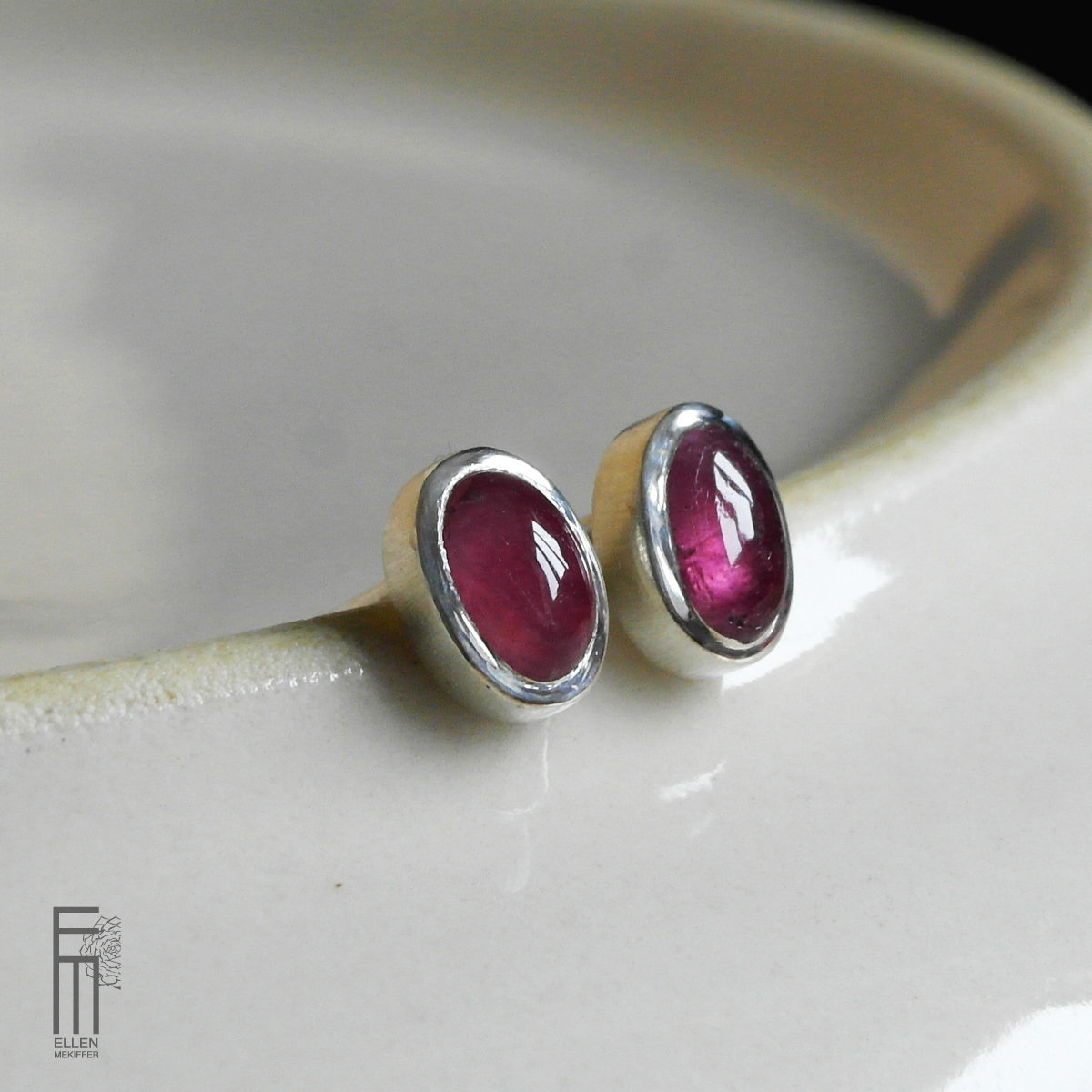 TURMALINA ROSA - Ohrringe mit Turmalin - pendientes con turmalina pendientes turmalina rosa