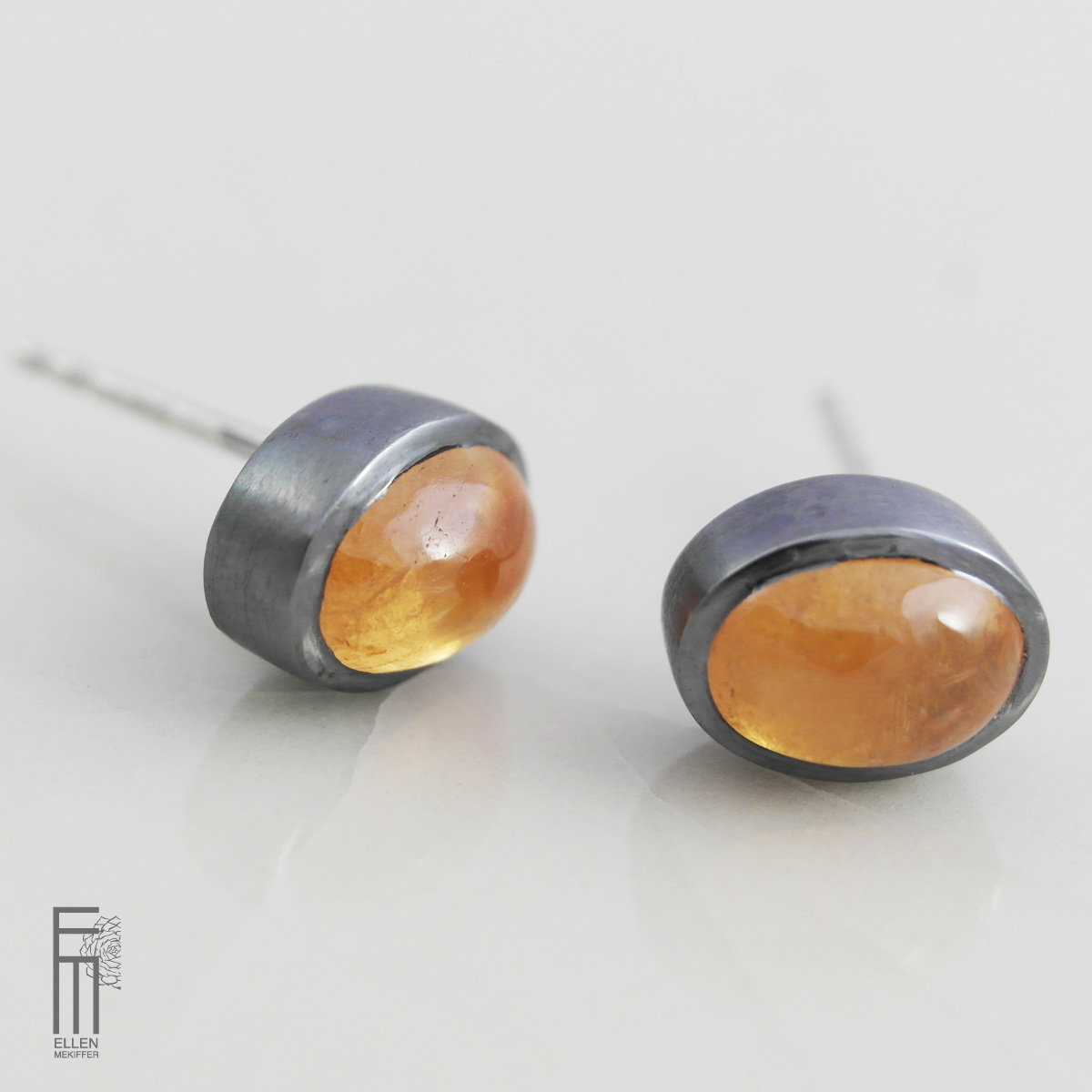 GRANATE MANDARIN - Ohrring mit Granat - pendientes con granate pendientes ox. madarin granate