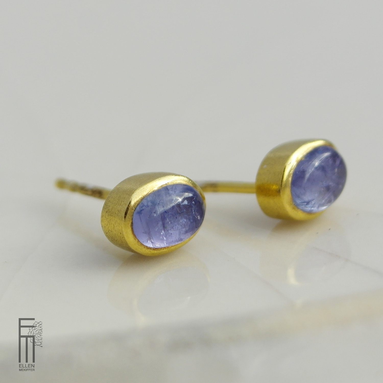 TANZANITA – Ohrstecker mit blauen Tansanit - pendientes con tanzanita azul pendientes tanzanita azul