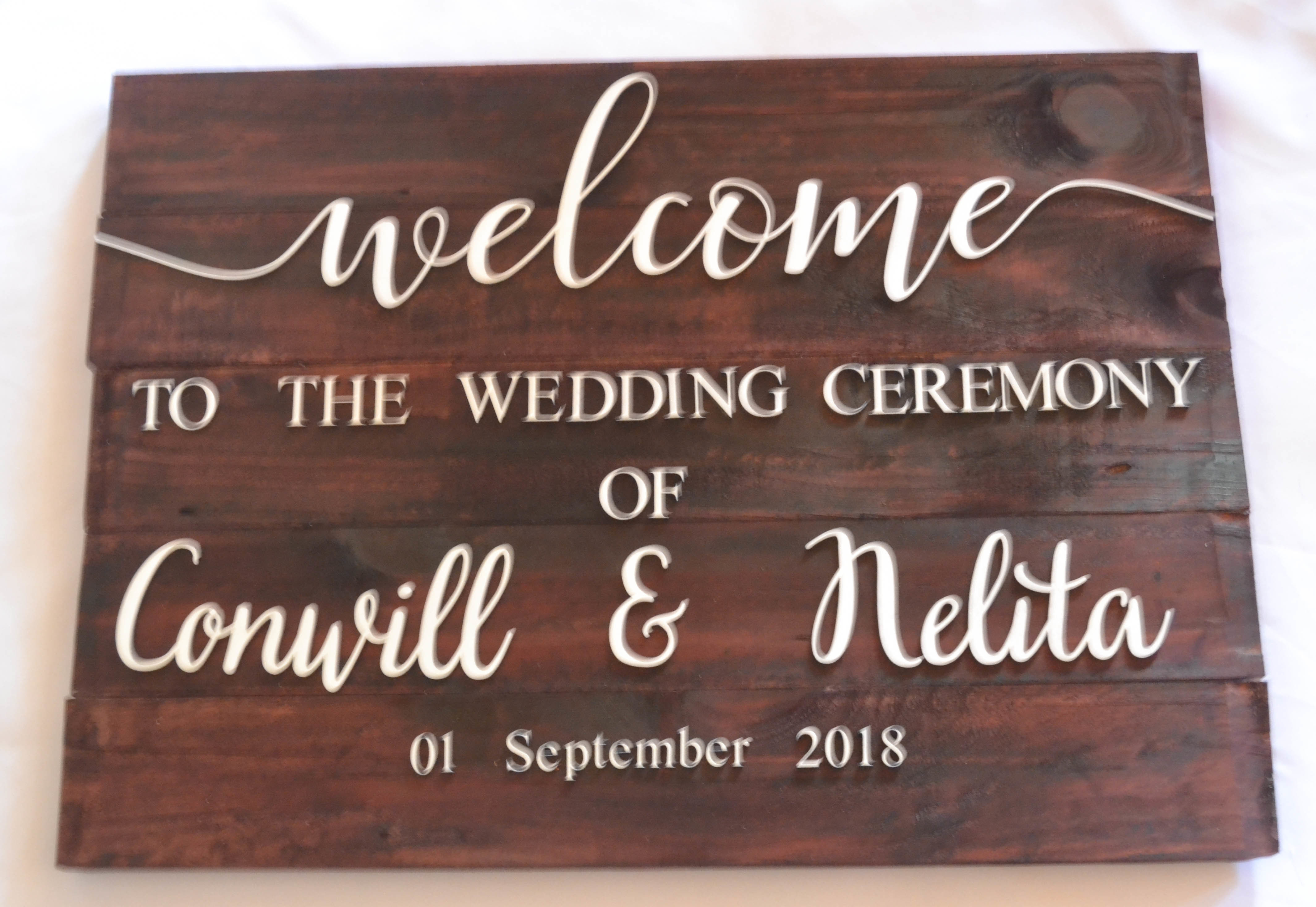 Welcome to the wedding sign Welcome Sign