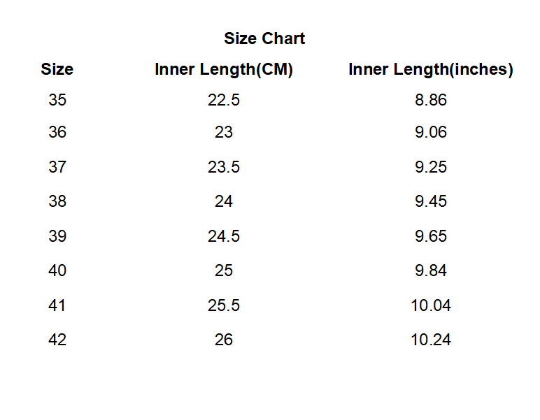 Stuart Weitzman Size Chart