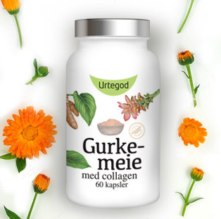 Gurkemeie med collagen