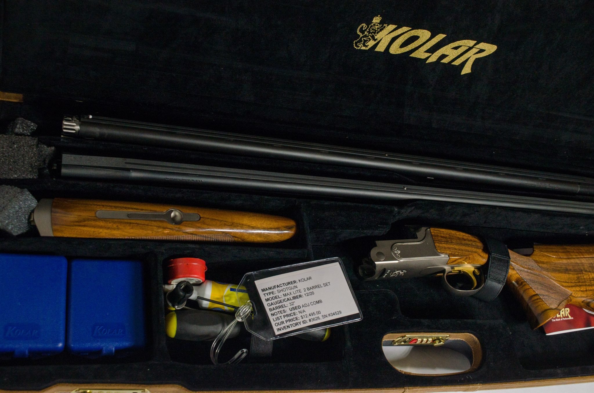 Pre-Owned Kolar Max Lite Sporting Standard 12GA/20GA Ladies Set