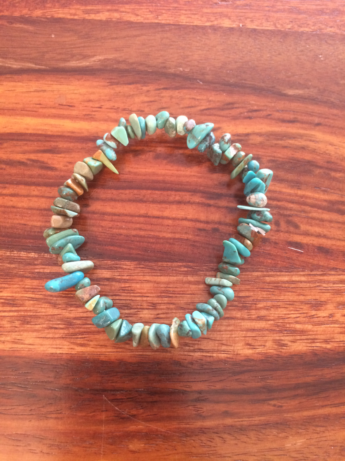 Bracelet baroque en chrysocolle Bracelet baroque en chrysocolle