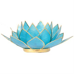 Bougeoir lotus bleu Bougeoir lotus bleu