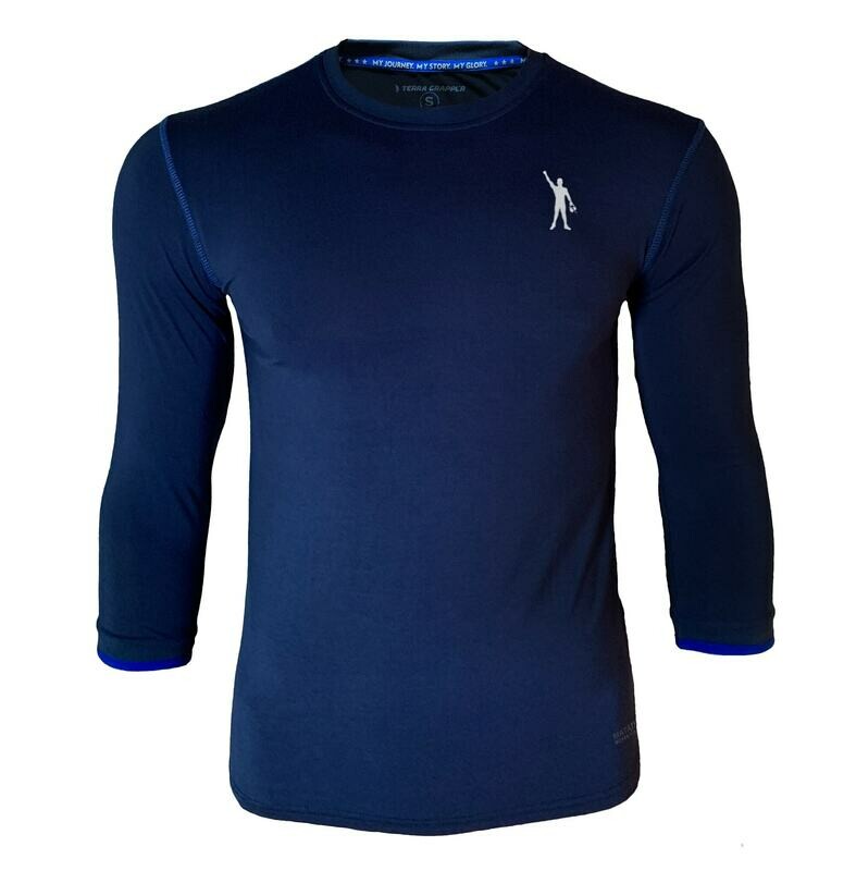MataThread 3/4 Sleeve Tee - Navy MataThread 3/4 Sleeve Tee - Navy