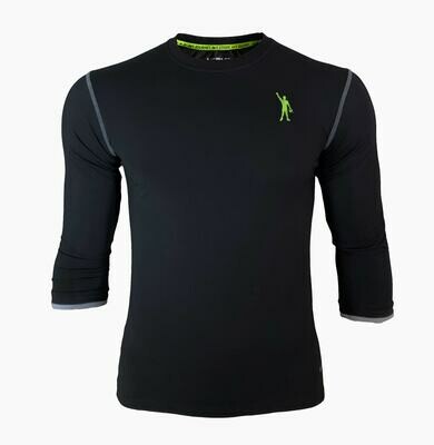 MataThread 3/4 Sleeve Tee - Black MataThread 3/4 Sleeve Tee - Black