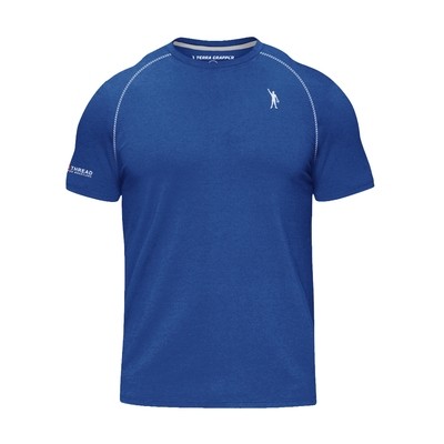 MataThread Premier Classic Wrestling Tee - Blue MataThread Premier Classic Wrestling Tee - Blue