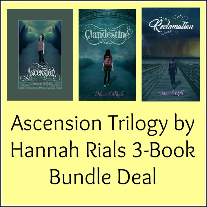 Ascension Trilogy by Hannah Rials 3-Book Bundle Deal Ascension Trilogy by Hannah Rials 3-Book Bundle Deal