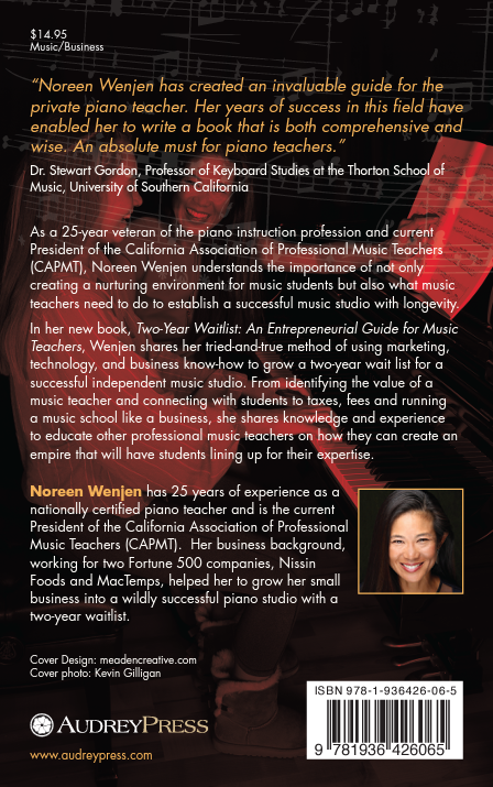 PRESELL-Two-Year Waitlist: An Entrepreneurial Guide for Music Teachers