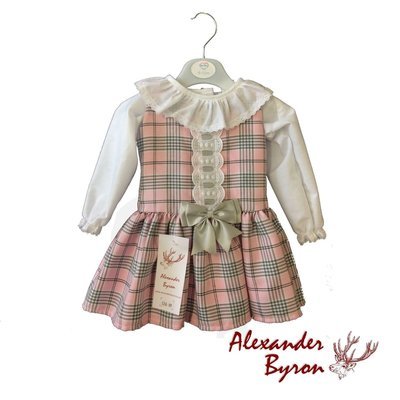 kinder tartan dress