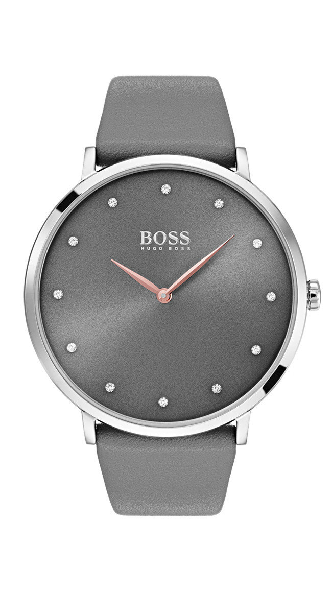 HUGO BOSS Jillian Watch Grey -naisten rannekello 1502413