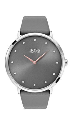 HUGO BOSS Jillian Watch Grey -naisten rannekello HUGO BOSS Jillian Watch Grey -naisten rannekello