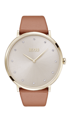 HUGO BOSS Jillian Watch Brown -naisten rannekello HUGO BOSS Jillian Watch Brown -naisten rannekello