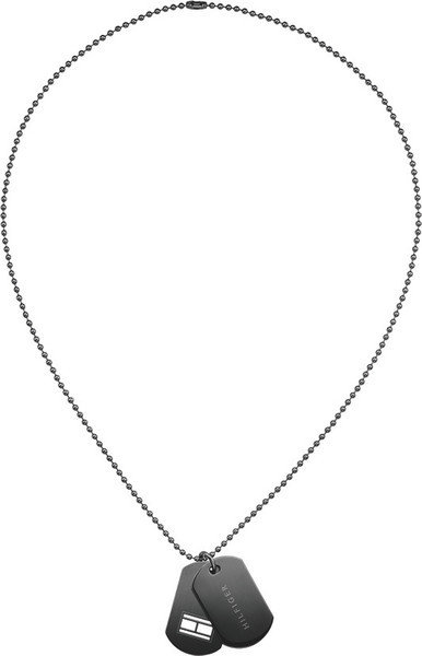 TOMMY HILFIGER Double Dog Tag Black THJ2700774
