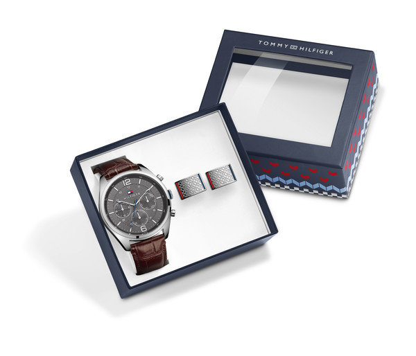 TOMMY HILFIGER Corbi -miestenkello & kalvosinnapit TH2770013