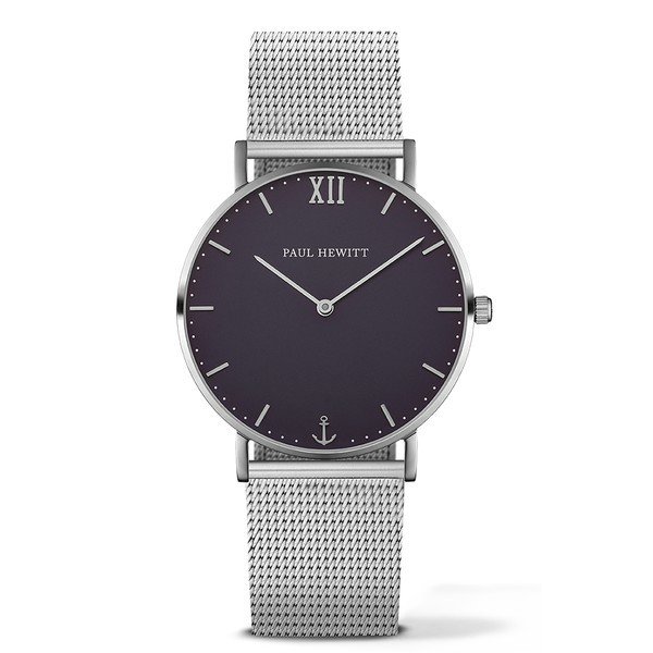 PAUL HEWITT Sailor Line Blue Lagoon Stainless Steel Metal Watchstrap Stainless Steel PH-SA-S-St-B-4 M