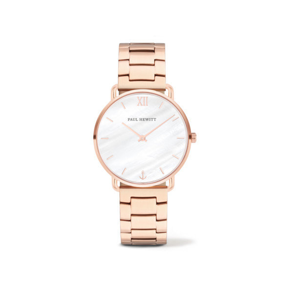 PAUL HEWITT Miss Ocean Line Pearl IP Rose Gold Metal Strap IP Rose Gold PH-M-R-P-33S