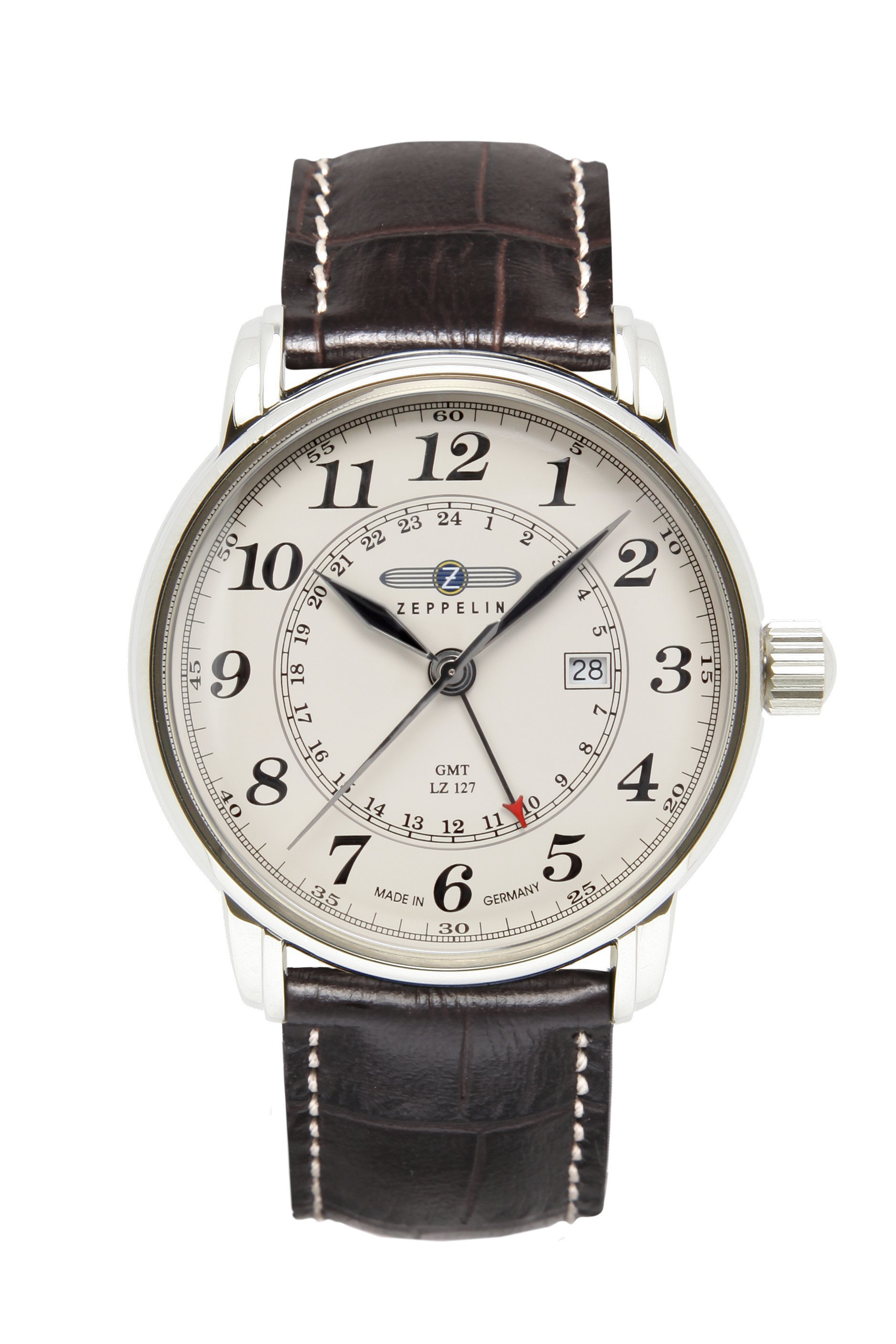ZEPPELIN LZ-127 Graf Zeppelin GMT-Time Ronda 505 -miesten rannekello 76425