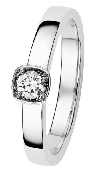 Kohinoor Stella -timanttisormus valkokulta 033-240V-19