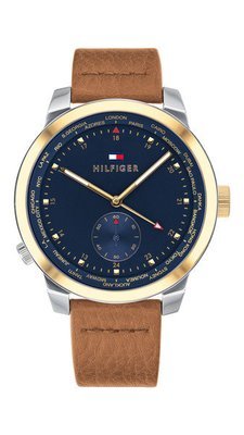 TOMMY HILFIGER Denim Pinnacle -miesten rannekello TOMMY HILFIGER Denim Pinnacle -miesten rannekello