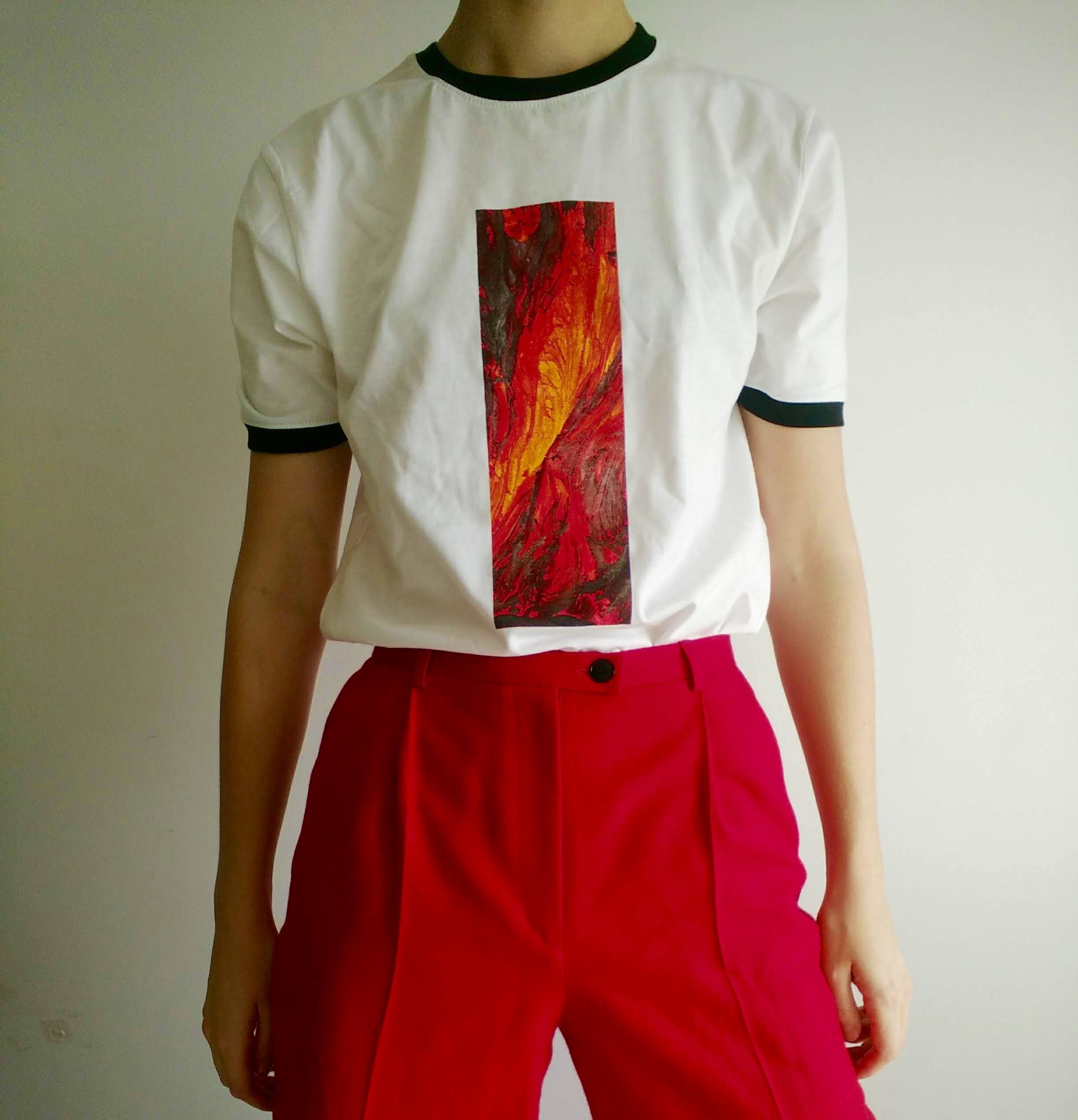 Schmieds Puls "Manic Acid Love" Shirt, weiß