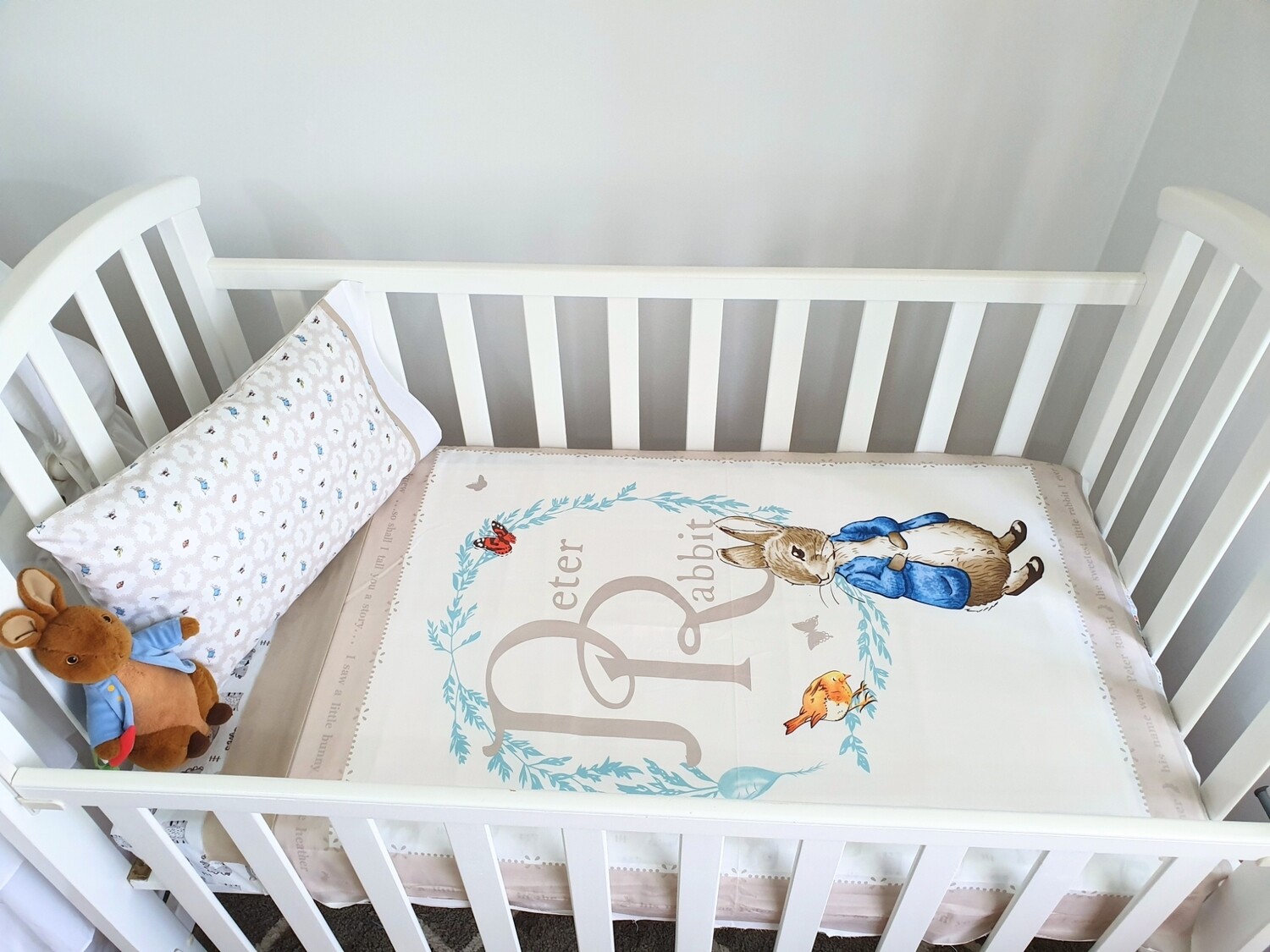 Peter Rabbit Cot Toddler Bed Quilt Toddler Pillowcase Set