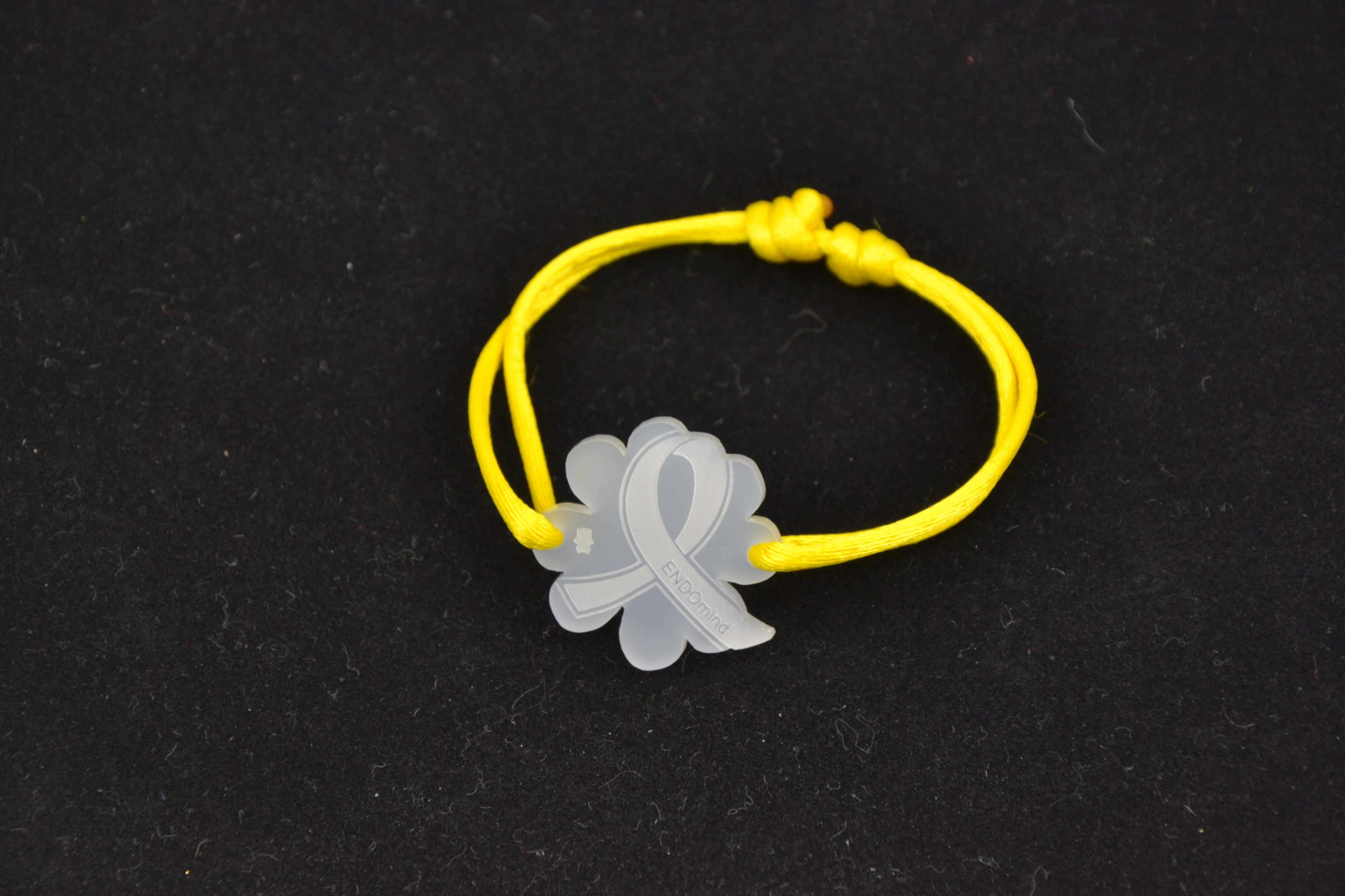 Bracelet Loupidou Ruban Jaune