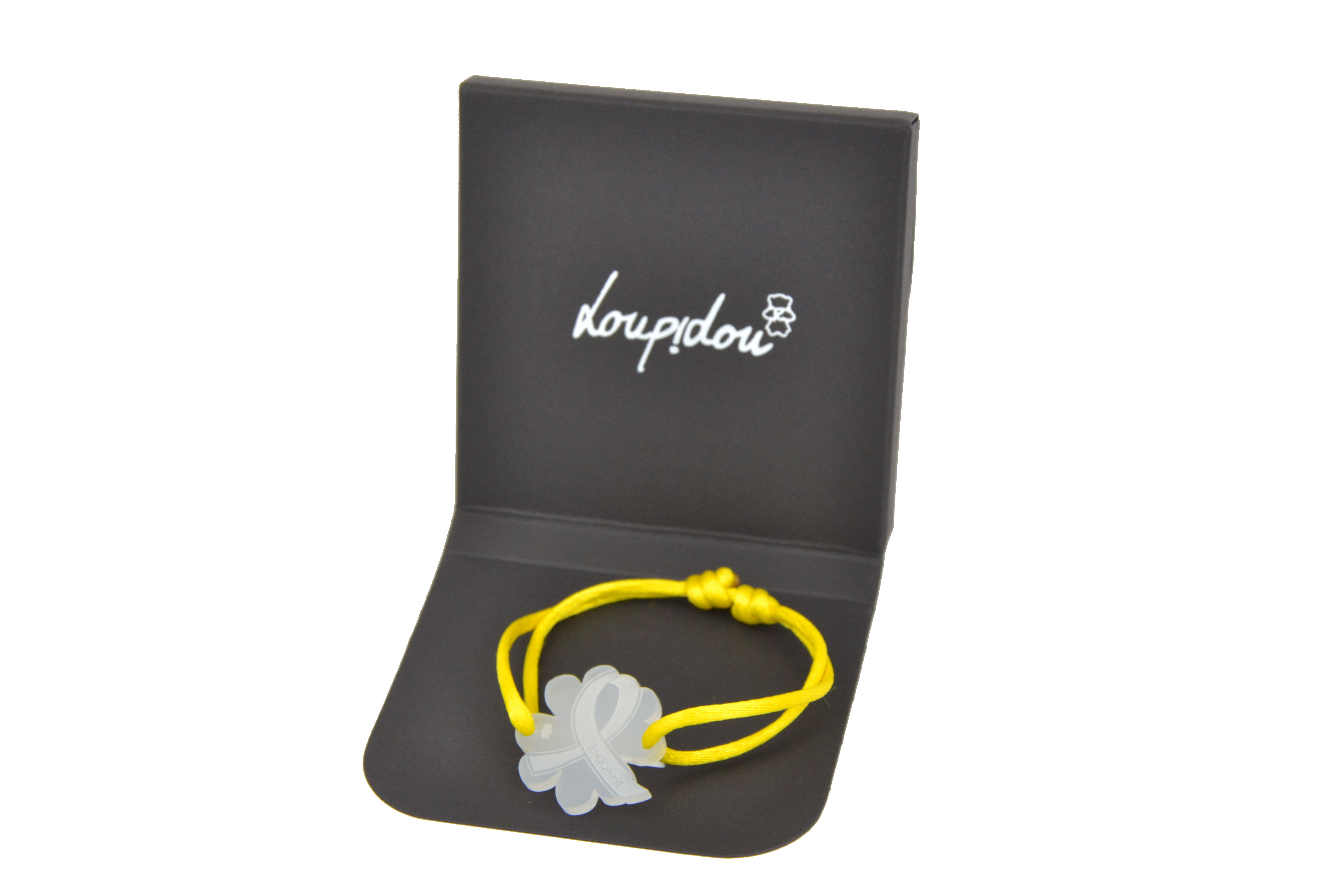 Bracelet Loupidou Ruban Jaune