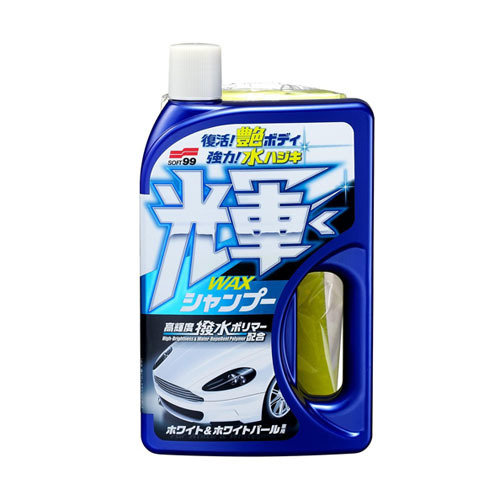 Soft99 Wax in Shampoo High Shiny Type White & White Pearl SES130