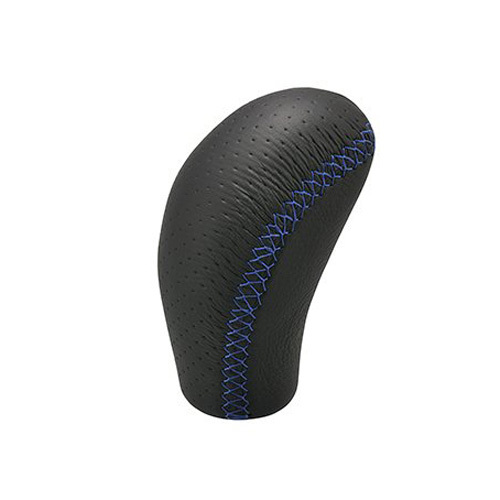 CARMATE RAZO SPORT GRIP KNOB LEATHER 400 BLUE STITCH RAC001