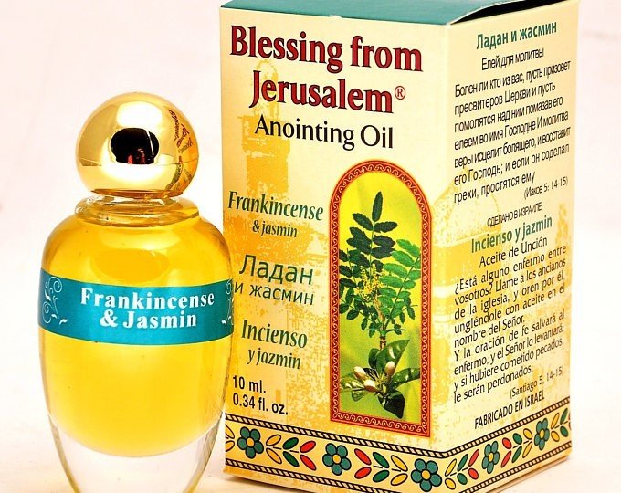 (Frankincense and Jasmin) Biblically Inspired Jerusalem Anointing oil - 10 ml. 00035