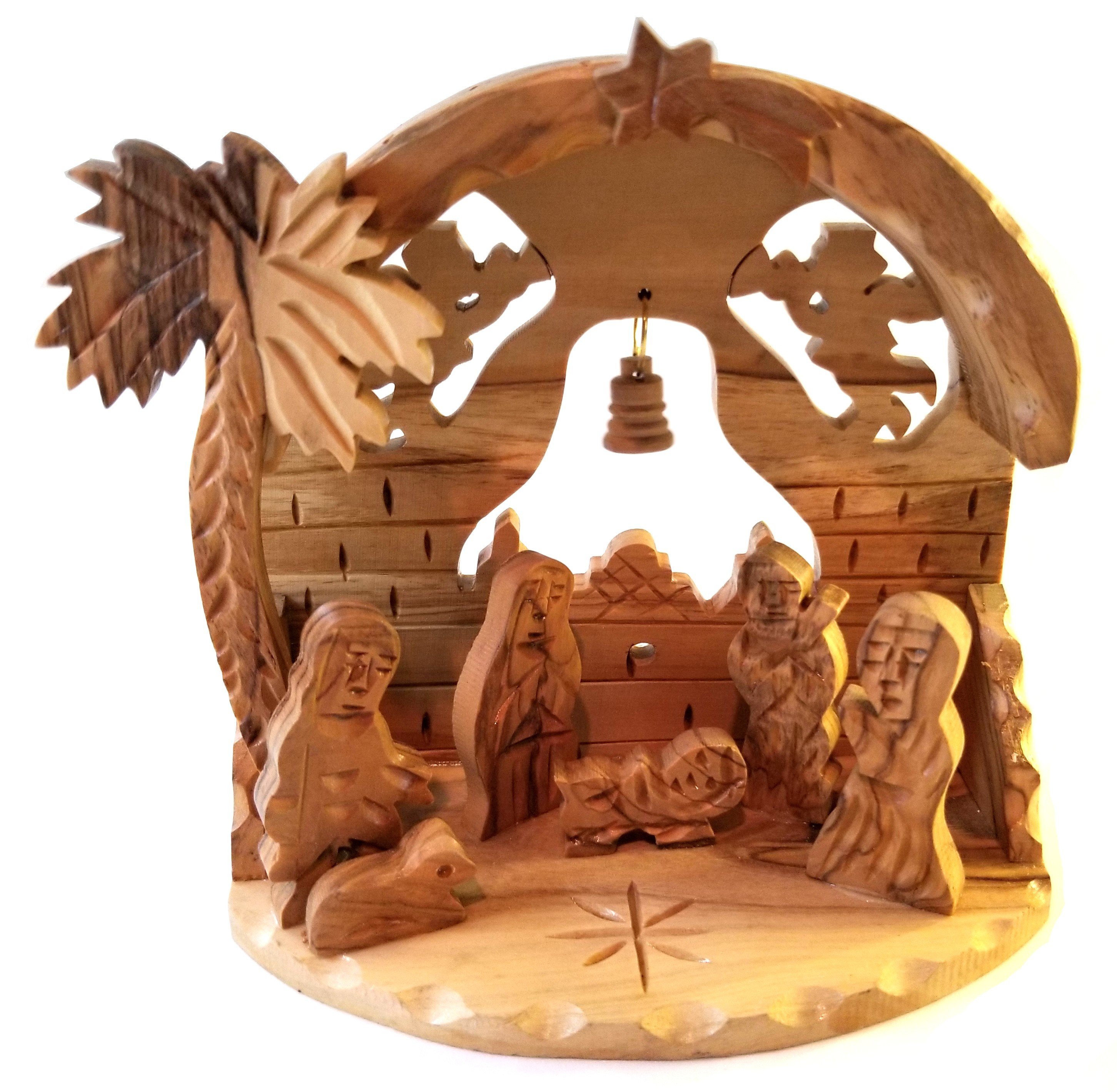 Holy Land Olive Wood Nativity 00053