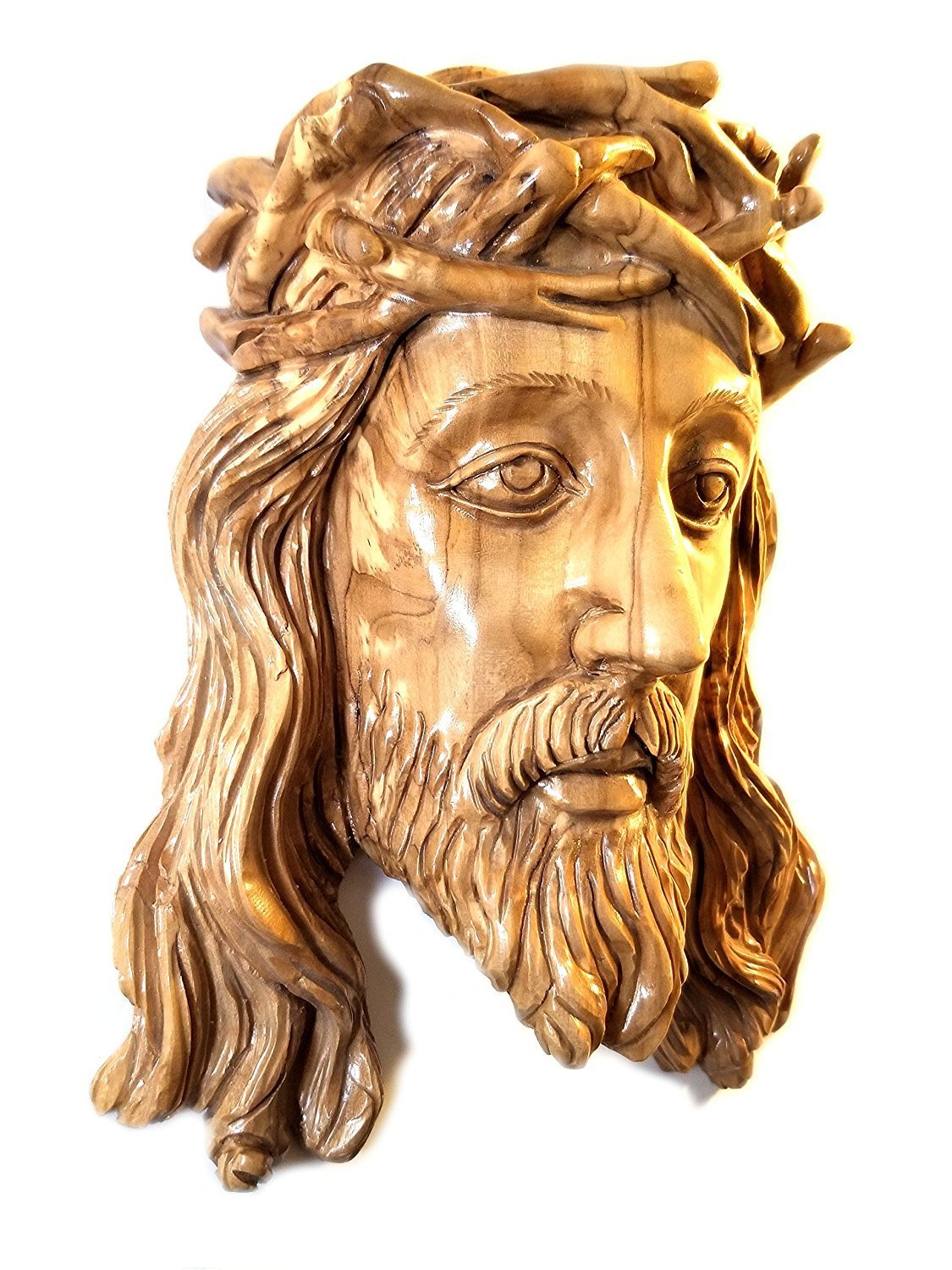 Carved Olive wood Jesus Wall Plaque from Bethlehem