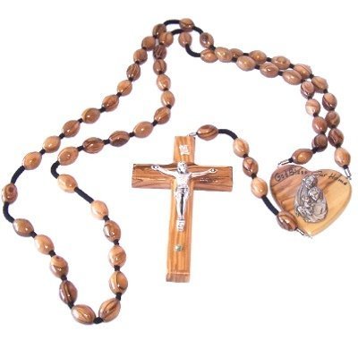 Olive Wood Wall Hanging Rosary
