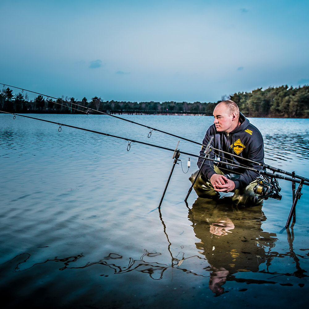 Carpcrossing Classic Carp Hoodie Black