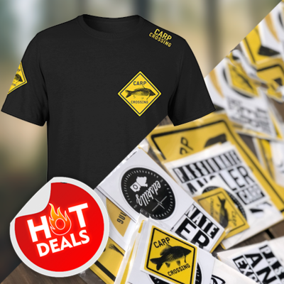 Carpcrossing T-Shirt + Sticker Pack Carpcrossing T-Shirt + Sticker Pack