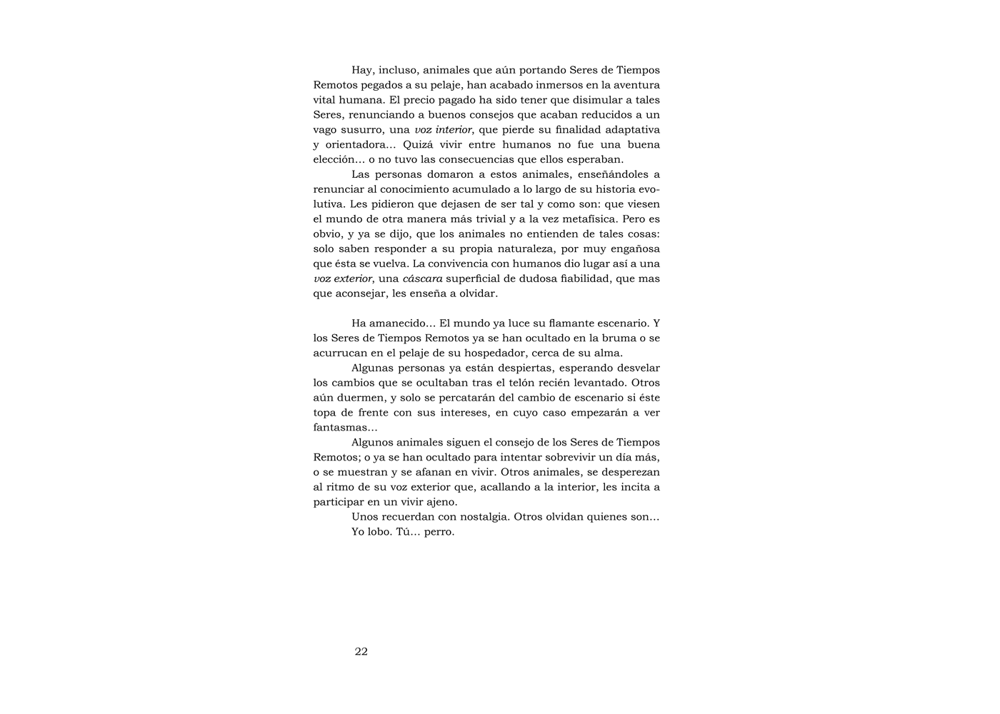 Libro "Yo Lobo. Tú... perro"