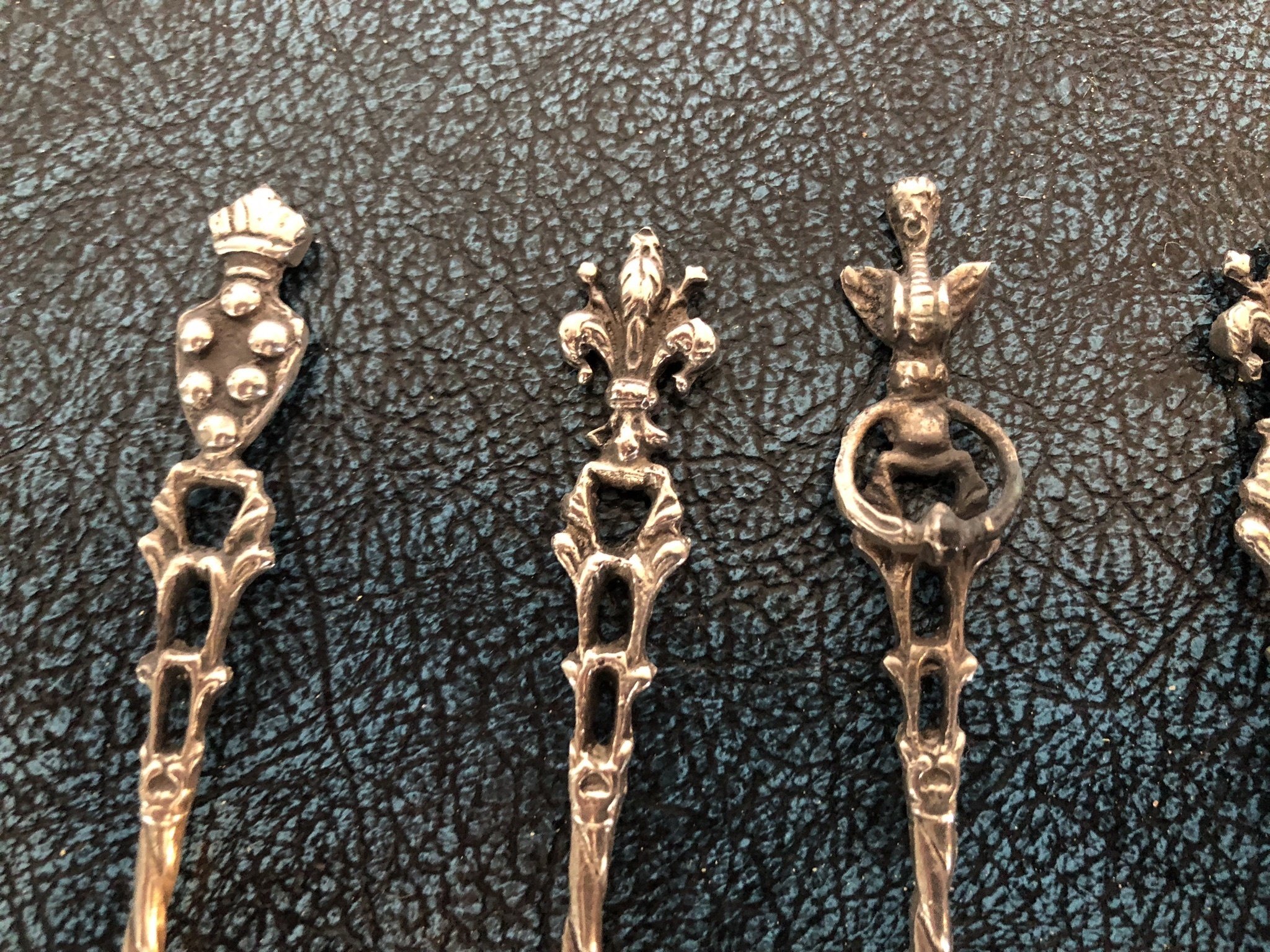 Silver Teaspoons - set of 6 - Lovely Designs