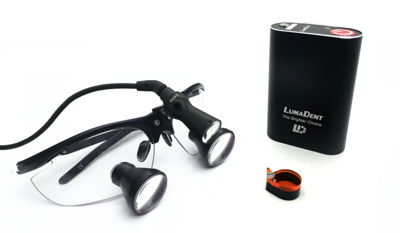 TTL Lupenbrille mit LED-Beleuchtungssystem LUMADENT ProLUX TTL Lupenbrille mit LED-Beleuchtungssystem LUMADENT ProLUX
