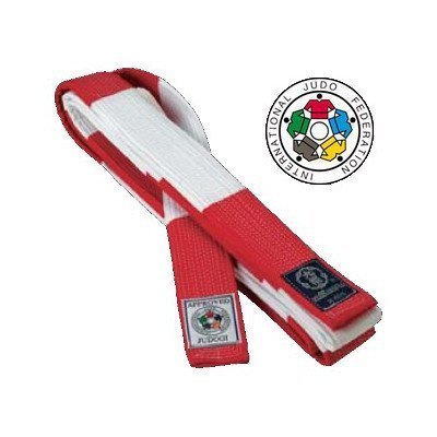 CINTO KUSAKURA JAPAN BRANCO E VERMELHO