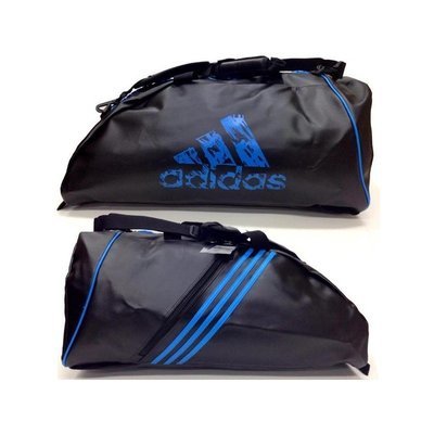 SACO/MOCHILA ADIDAS CONVERTIBLE GIGANTE PRETO E AZUL