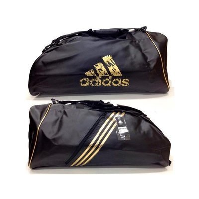 SACO/MOCHILA ADIDAS CONVERTIBLE GIGANTE PRETO E DOURADO