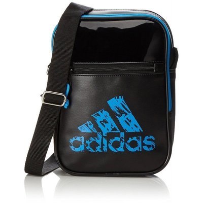 SACO ADIDAS LEISURE ORGANIZER PRETO E AZUL