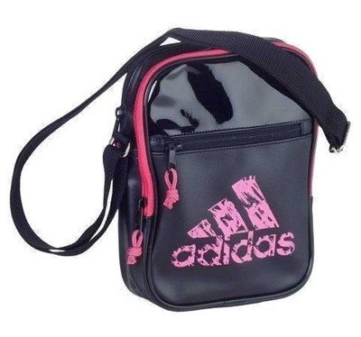 ​SACO ADIDAS LEISURE ORGANIZER PRETO E ROSA