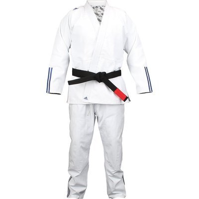 KIMONO JIU-JITSU BRASILEIRO ADIDAS QUEST JJ600 BRANCO