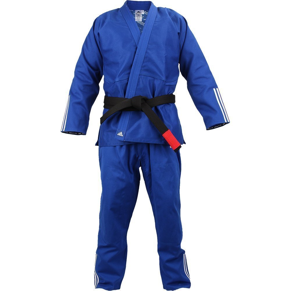 KIMONO JIU-JITSU BRASILEIRO ADIDAS QUEST JJ600 AZUL