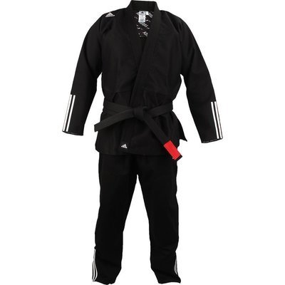 KIMONO JIU-JITSU BRASILEIRO ADIDAS QUEST JJ600 NEGRO